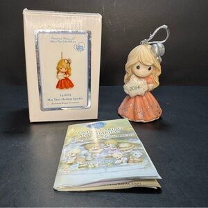 Precious Moments May Your Holiday Sparkle 2014 Hanging Ornament w/Original Box